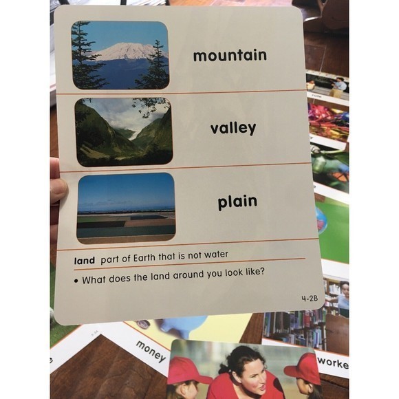 Harcourt Social‎ Studies: Vocab Picture Cards Kindergarten History 10”x 8”Cards - Picture 12 of 12